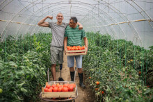 Photo illustration agriculteur