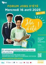 FORUM JOBS D'ETE MERCREDI 16 AVRIL 2025