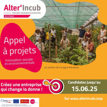 Appel à projets Alter'Incub, candidatez jusqu'au 15 juin !
