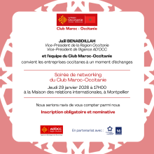 Invitation Soirée Networking Club Maroc-Occitanie