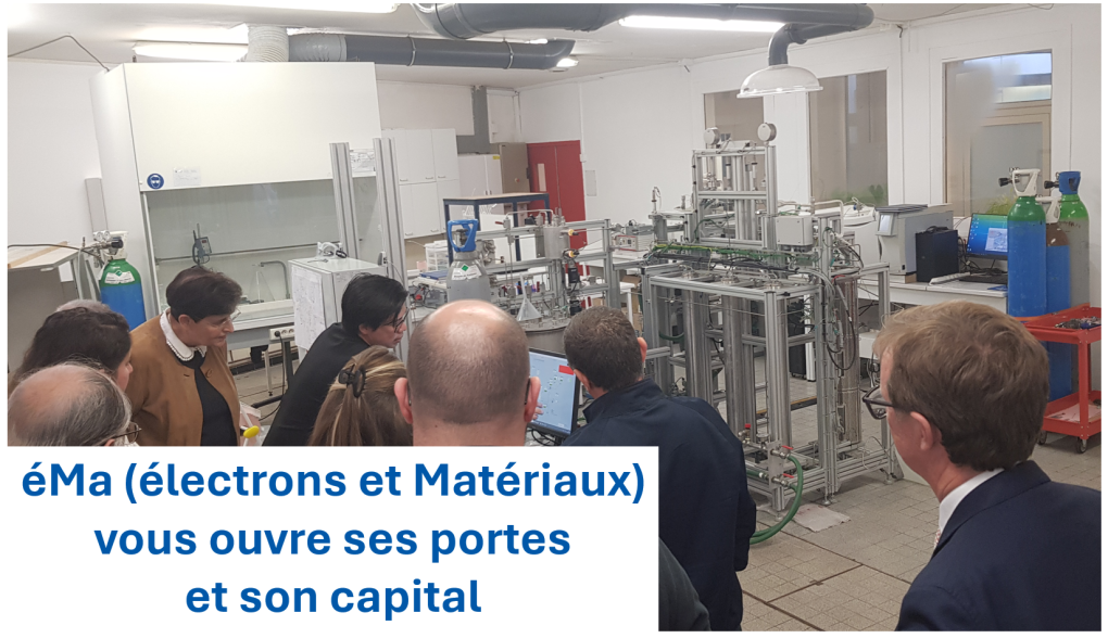 Visite de l'électro-catalyseur