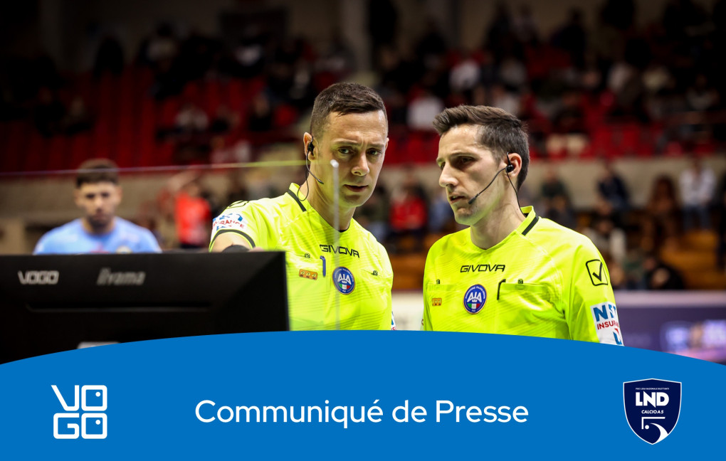 VOGO signe un nouveau contrat avec la Divisione Calcio a 5 pour le déploiement de sa solution d’arbitrage vidéo VOGOSPORT ELITE 