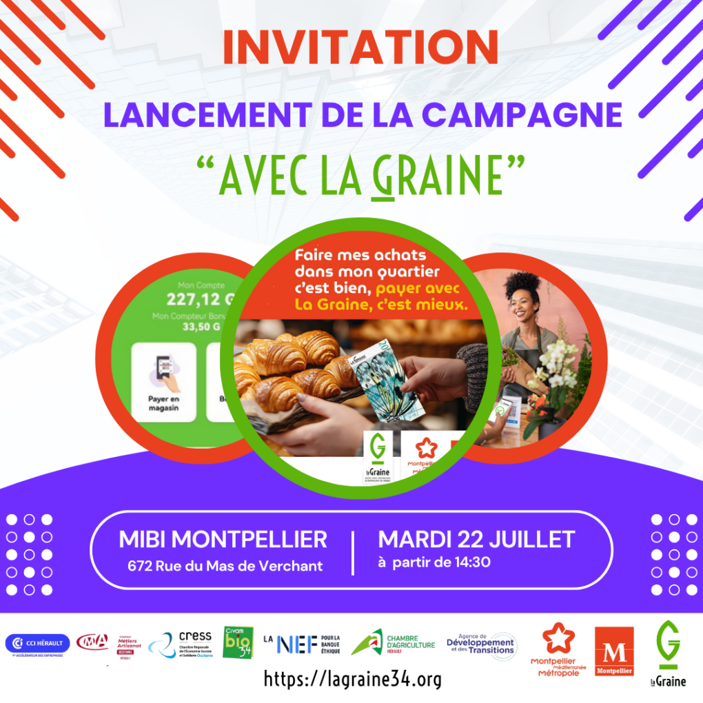 Invitation au lancement de la campagne "Avec la Graine"