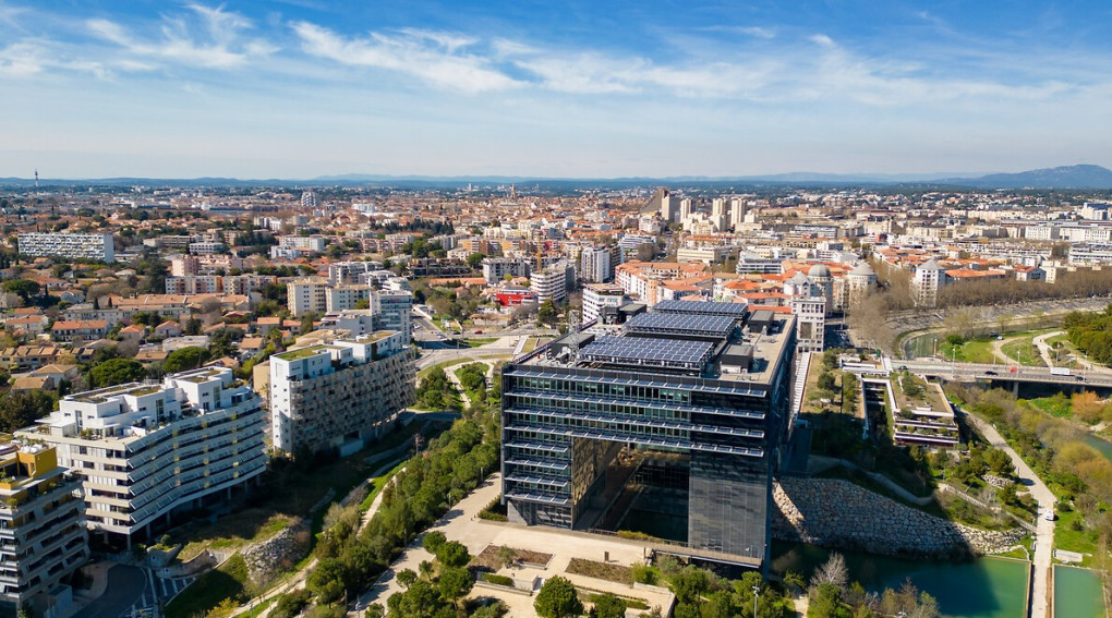montpellier vue aérienne OIE 1er semestre 2025